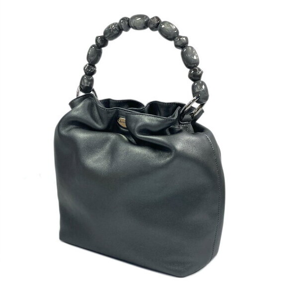 Dior handbag leather gray - Picture 2 of 5